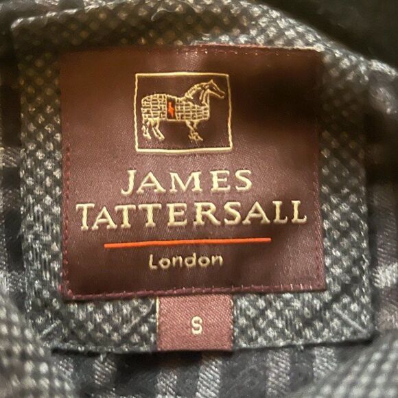 James Tattersall London Men's Long Sleeve Button Down Flannel Shirt Size Small - Picture 11 of 12